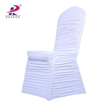 Chaise de banquet en spandex à ordures blanches à bas prix couvre la décoration de mariage